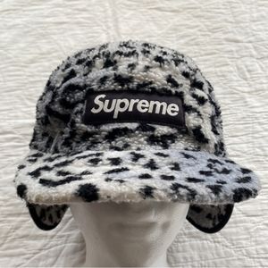 Supreme Leopard Polar Fleece Cap